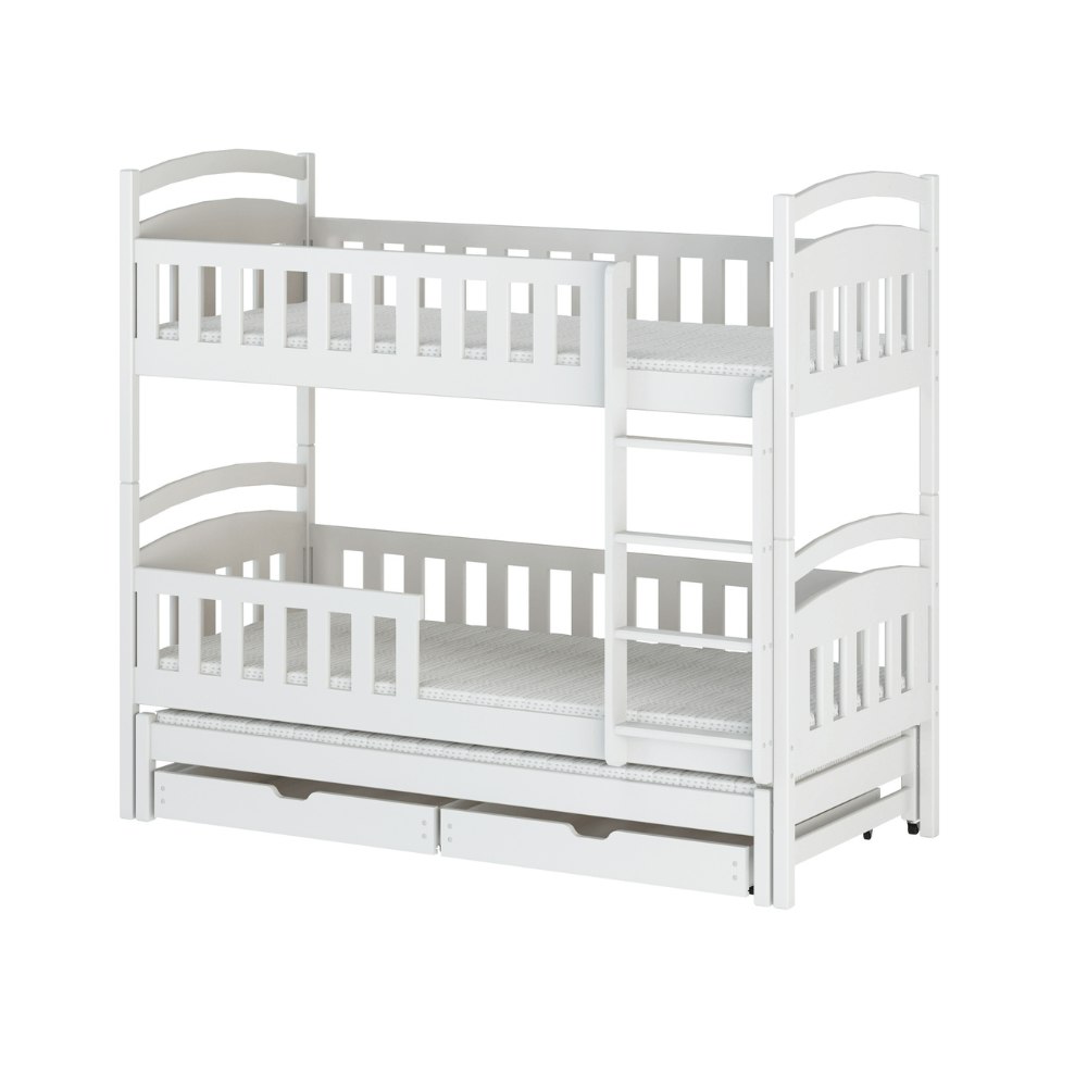 Bunk bed with barrier and three beds Arthur Bunk bed with barrier and three beds Arthur
