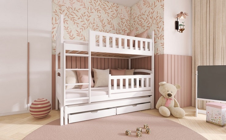 Bunk bed with three beds Betty Bunk bed with three beds Betty