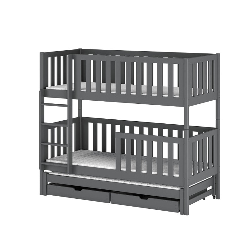 Bunk bed with barrier and three beds Lilly Bunk bed with barrier and three beds Lilly