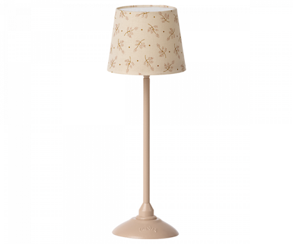 Maileg, floor lamp for dollhouse, powder