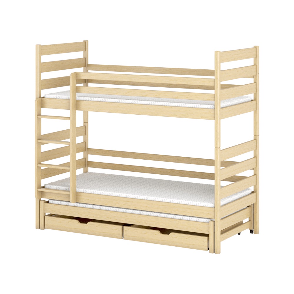 Bunk bed with three beds, Tyler Bunk bed with three beds, Tyler