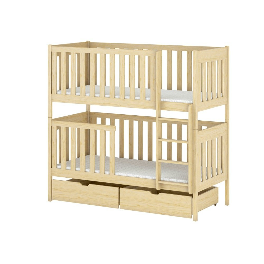 Bunk bed with barrier, Daniel Bunk bed with barrier, Daniel