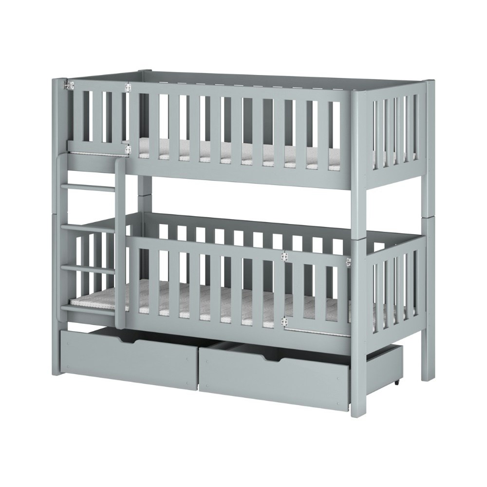 Bunk bed with barrier with lock, Kinley Bunk bed with barrier with lock, Kinley