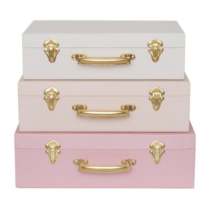 Jabadabado, Suitcase pink set of 3