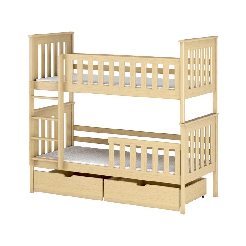 Bunk bed with barrier, Orion Bunk bed with barrier, Orion