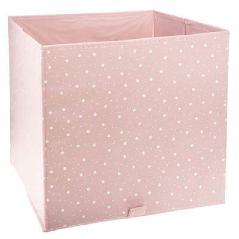 Storage basket Pink stars Storage basket Pink stars