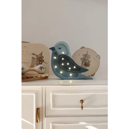 Little Lights, Night light for the children's room, Little bird Denim