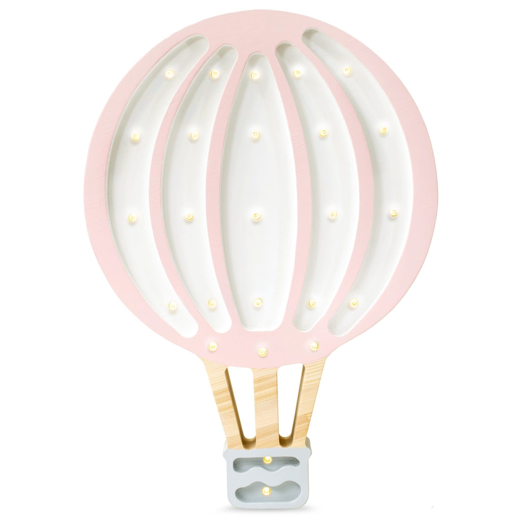 Little Lights, Night light for the children's room, Pink hot air balloon 