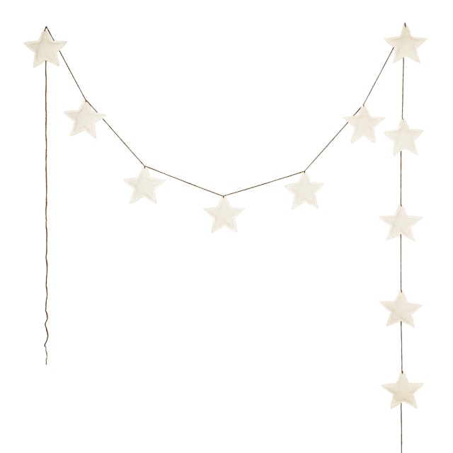 Numero 74, garland for the children's room, Natural 