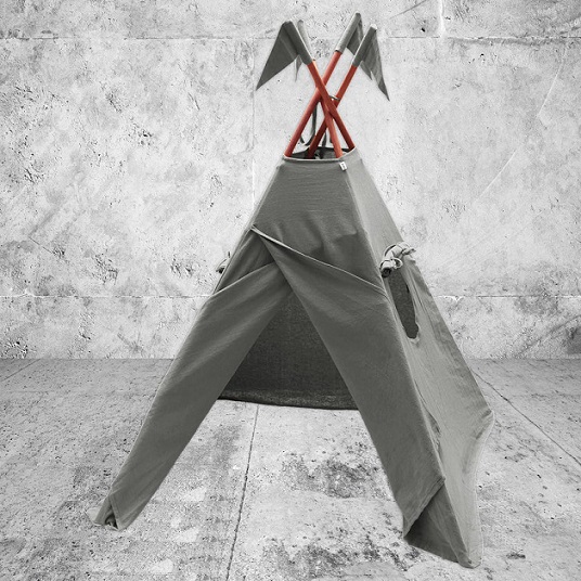 Numero 74, tipi tent for the children's room, Silver Grey 