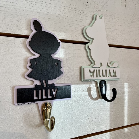 Personalized wall hook with name - Moomin 