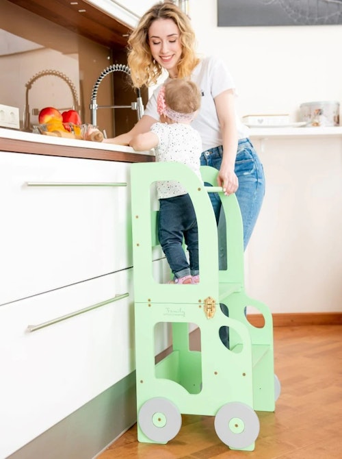 Buildable kitchen helper car, mint