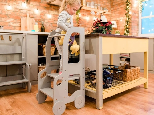 Kitchen helper Car, grey
