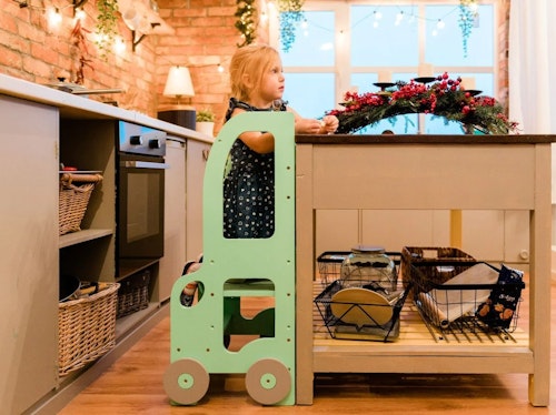Kitchen helper Car, mint