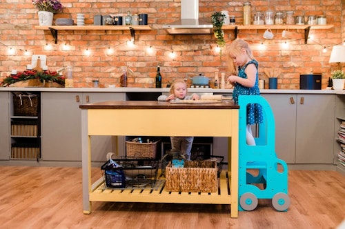 Kitchen helper Car, blue