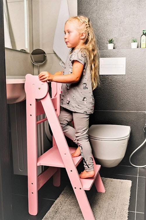 Kitchen helper foldable, pink