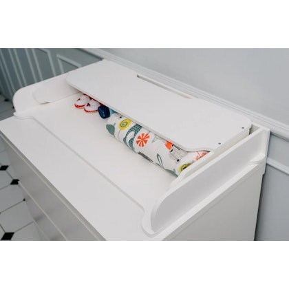 Changing table shelf 2 in 1, white