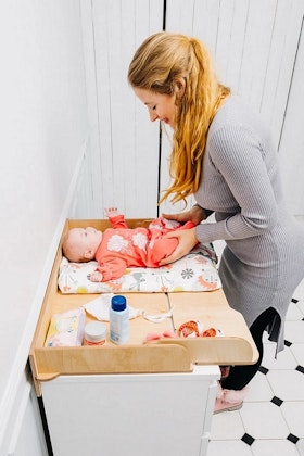 Changing table shelf 2 in 1, natural