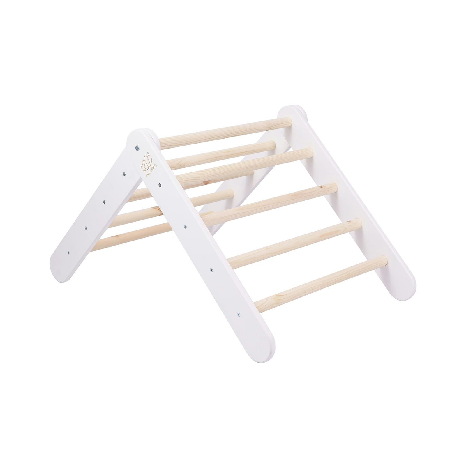 Meow, climbing triangle for the children's room, white/natural 
