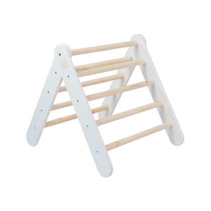 Meow, climbing triangle for the children's room, white/natural