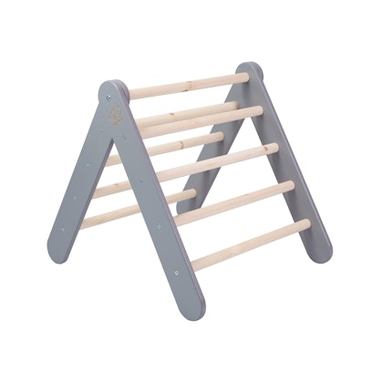 Meow, climbing triangle for the children's room, grey/natural