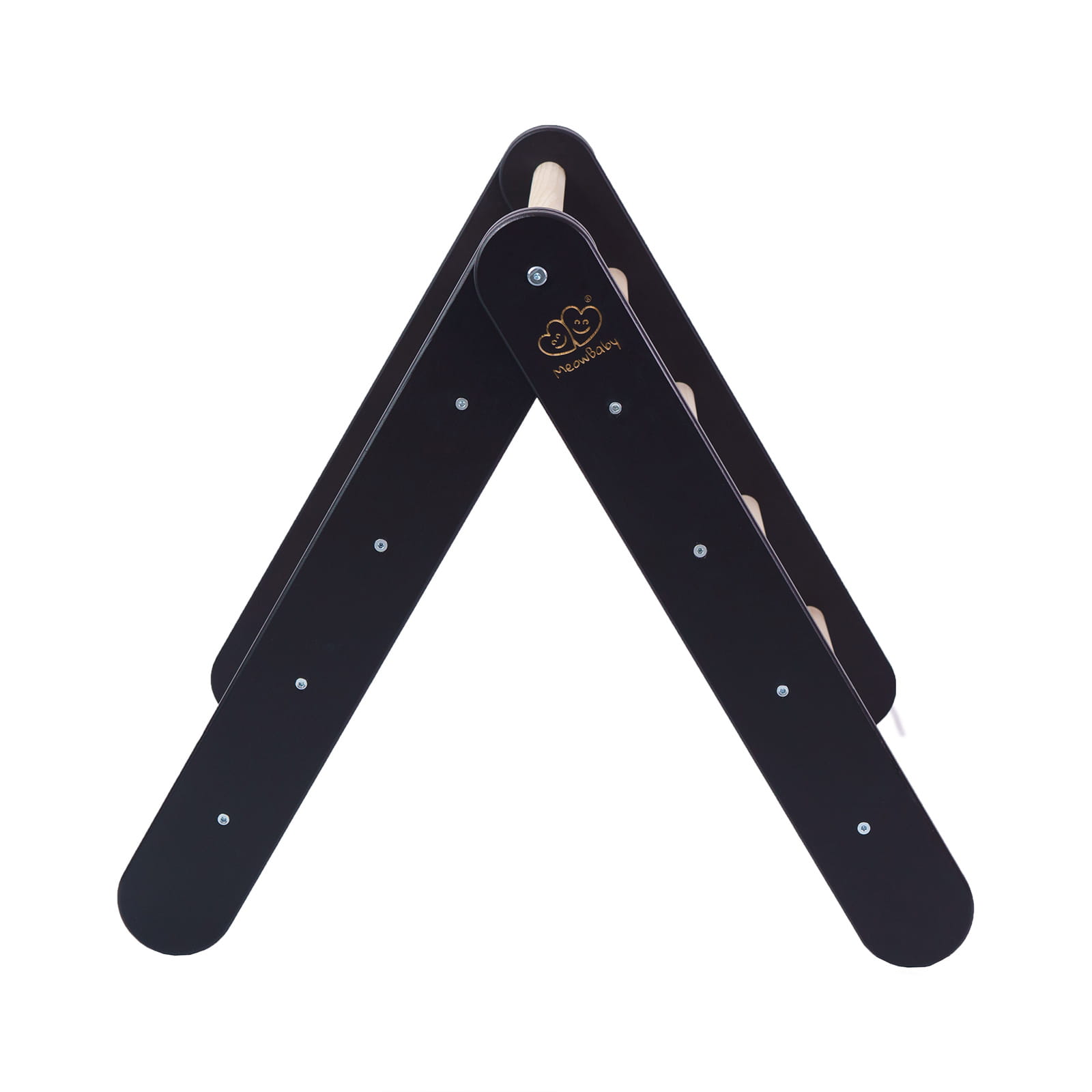 Meow, climbing triangle for the children's room, black/natural 