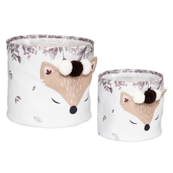 Förvaringskorg Räv 2-pack