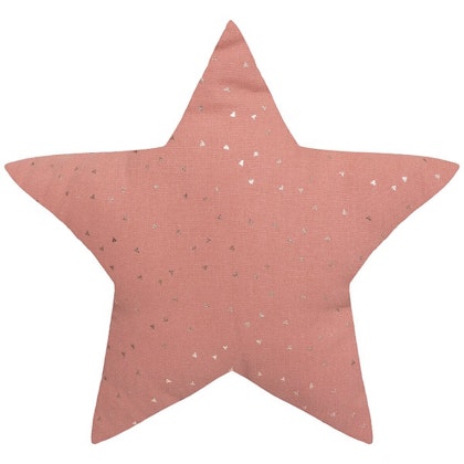 Pink pillow, star