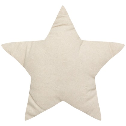 Beige pillow, star