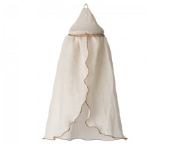 Maileg, mini sänghimmel till dockhuset, cream