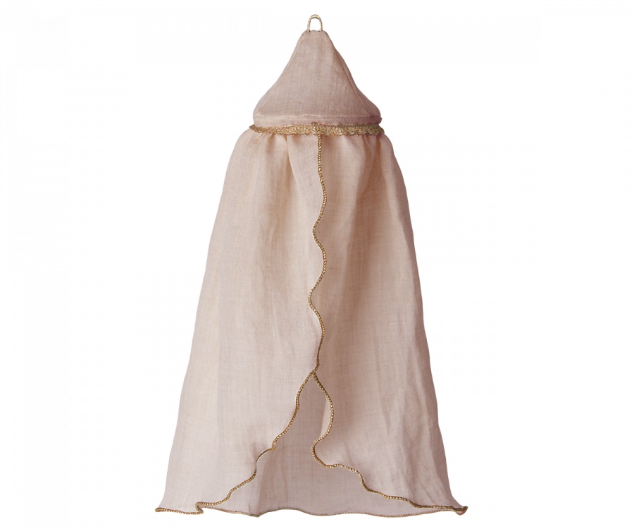 Maileg, mini bed canopy for the dollhouse, rose 