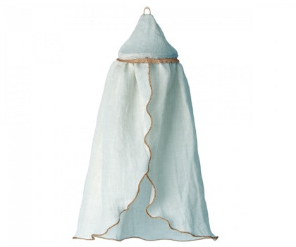 Maileg, mini bed canopy for the dollhouse, mint