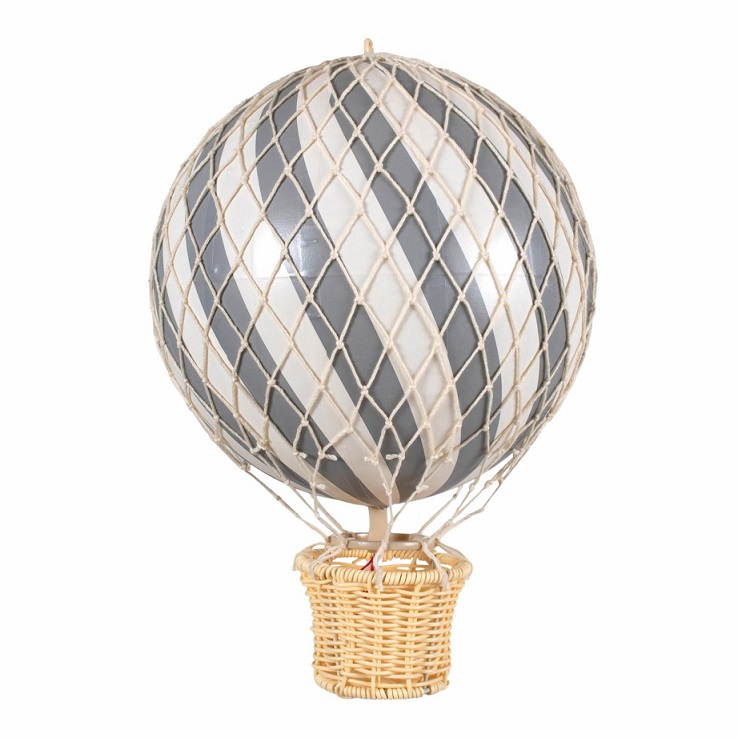 Luftballong Grå, 20 cm, Filibabba 