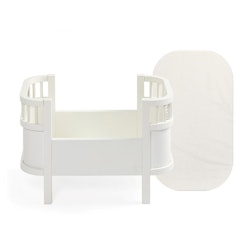 Sebra, Doll's bed with mattress, White