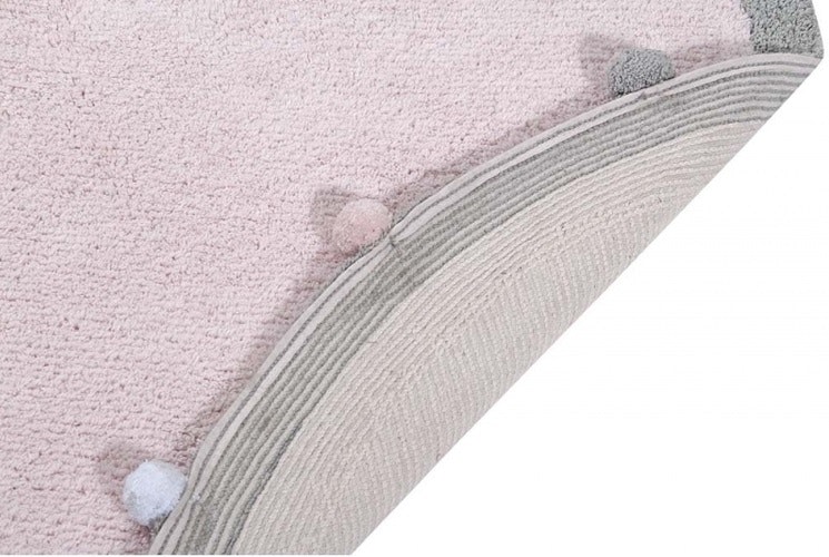 Lorena Canals carpet for children's room, bubbly pink 