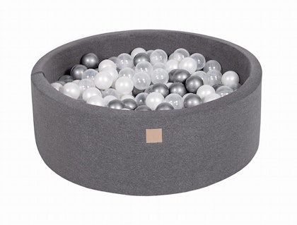 Meow, dark grey ball pit with 250 balls, Little Swan