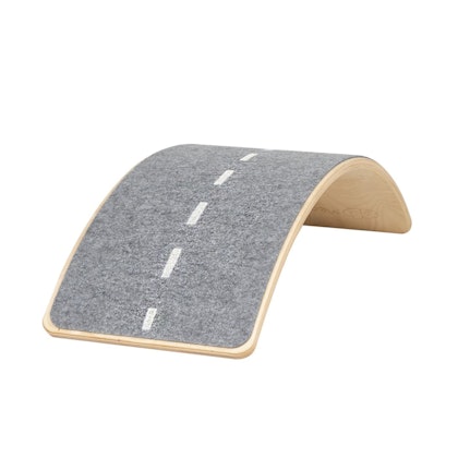 Meow, Balance board with felt Highway, natural