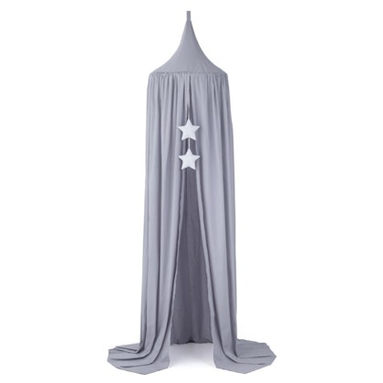 Babylove, Grey bed canopy with light loop