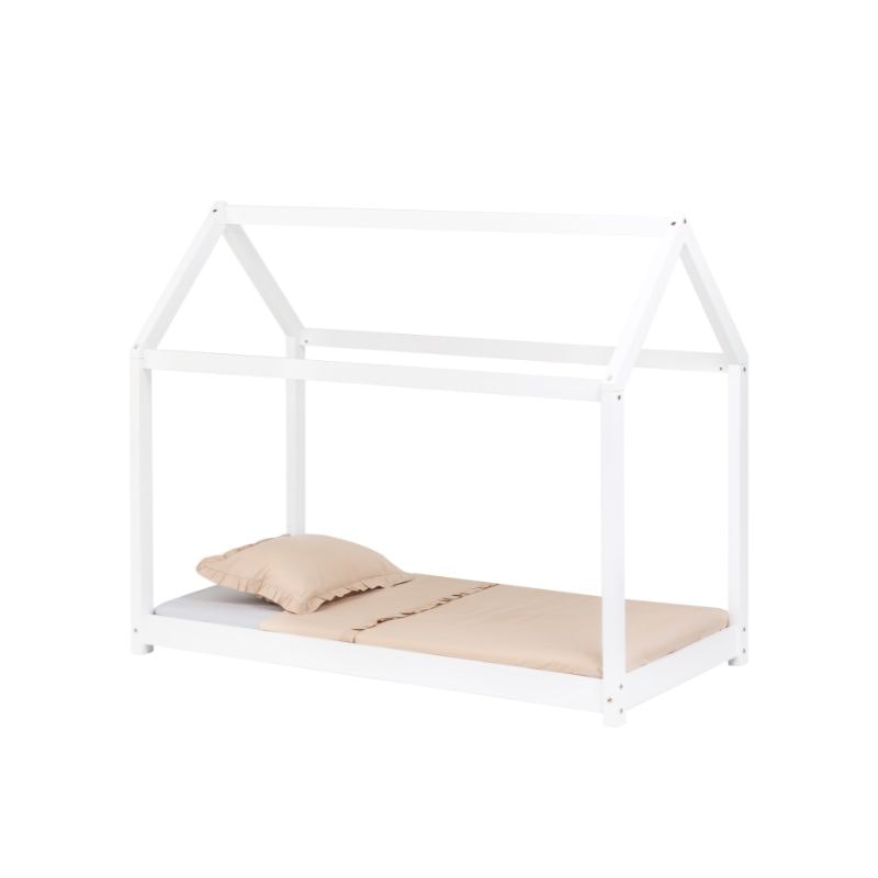 White double bed 90x200cm / 80x160cm 