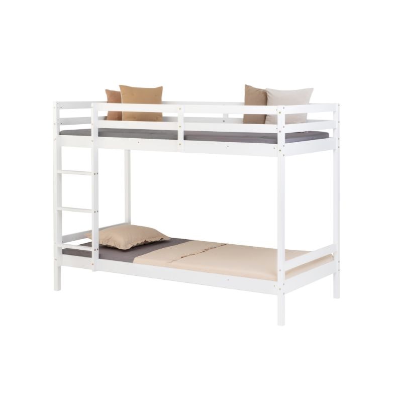 White bunk bed for children's room 90x200 White bunk bed for children's room 90x200