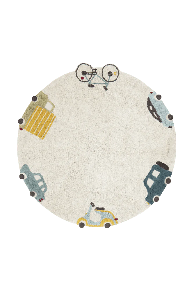 Lorena Canals, rug for the children's room, Wheels 