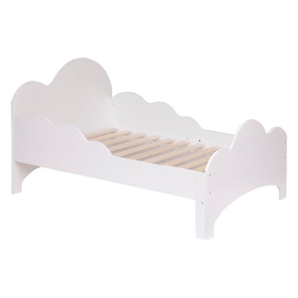Toddler bed /junior bed cloud, white