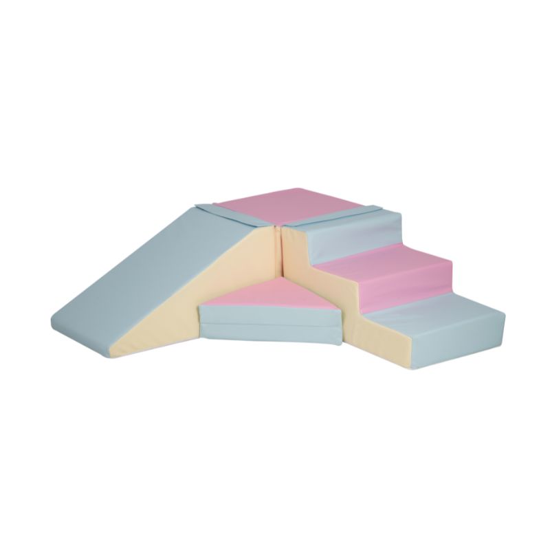 Buildable pastel slide for the children's room 