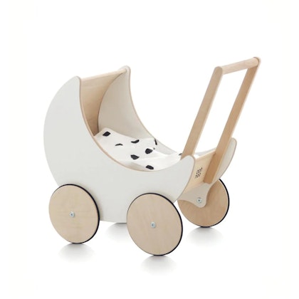 Wooden doll pram, Ooh Noo