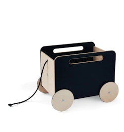 Toy storage on wheels black , Ooh noo