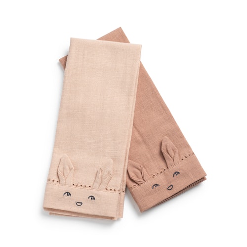 Elodie Details, tygservetter 2-pack, Powder Pink