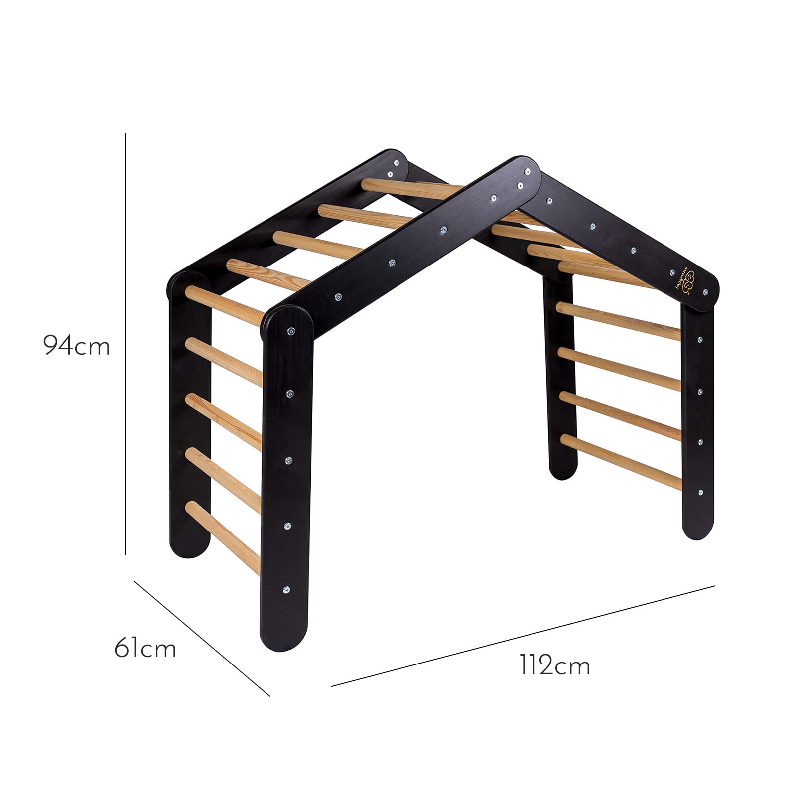 Meow, climbing house for the children's room, black 