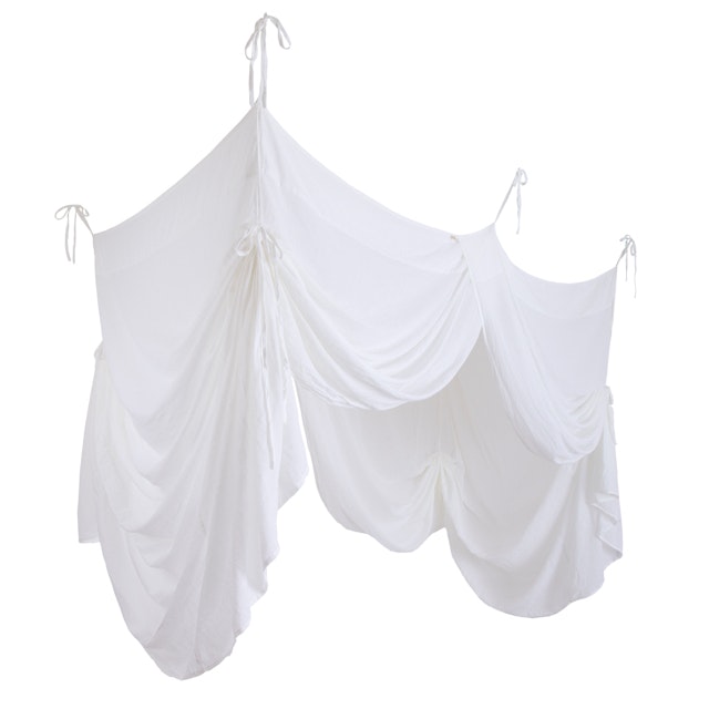 Numero 74, Bed drape bed canopy, White 