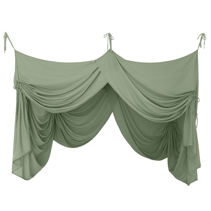 Numero 74, Bed drape bed canopy, Sage green 