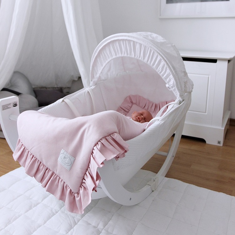 Blush newborn bäddset med kudde och täcke, Cotton & Sweets 